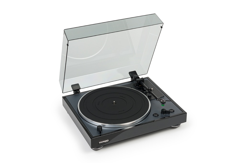 Thorens TD102A automatische platenspeler Carbon toonarm/AT VM95E