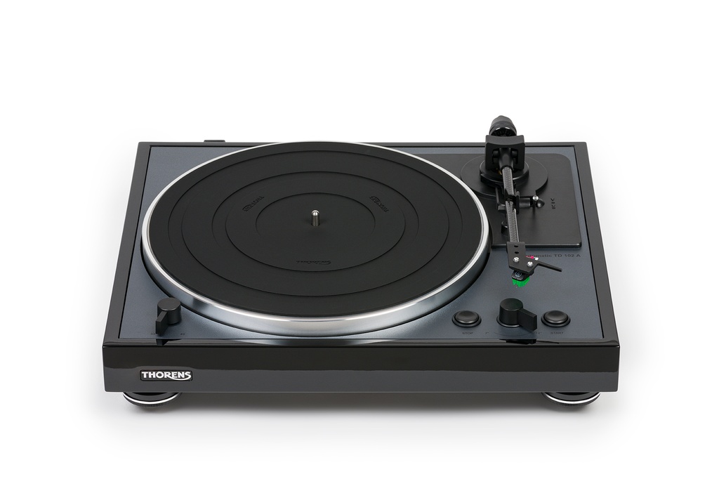 Thorens TD102A automatische platenspeler Carbon toonarm/AT VM95E