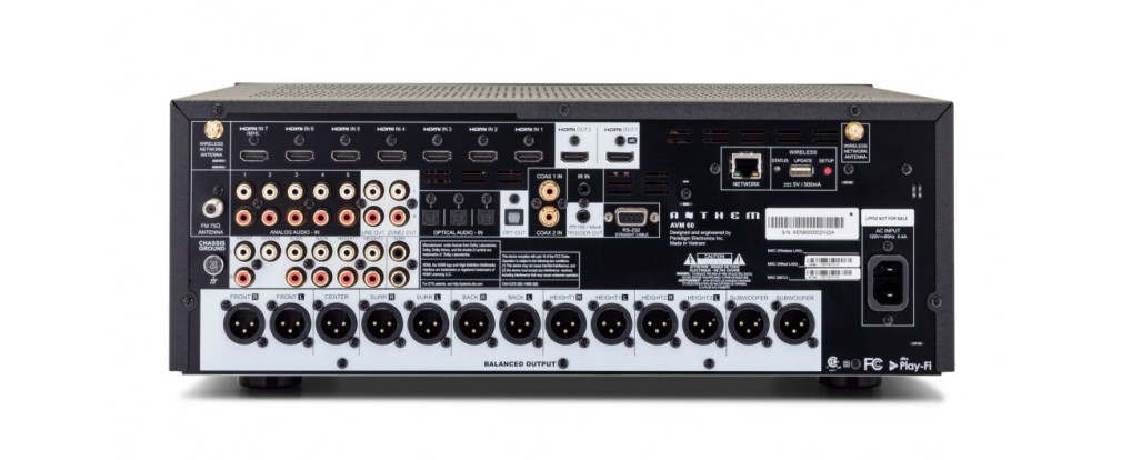 Anthem AVM60 surround receiver