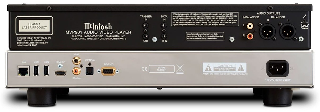 McIntosh CD/SACD/DVD/BluRay Multi Player