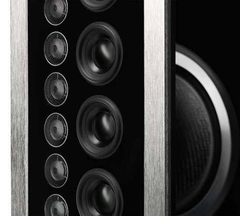 McIntosh Line Array design, 70 drivers, 1.200Watt power rating