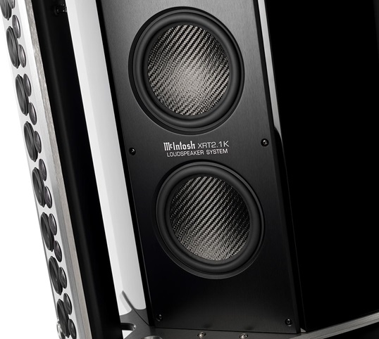 McIntosh Line Array design, 81 drivers, 2.000Watt power rating