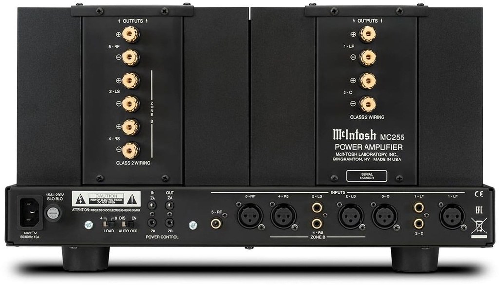 McIntosh MC255 Eindversterker met 5 x 200 Watt vermogen