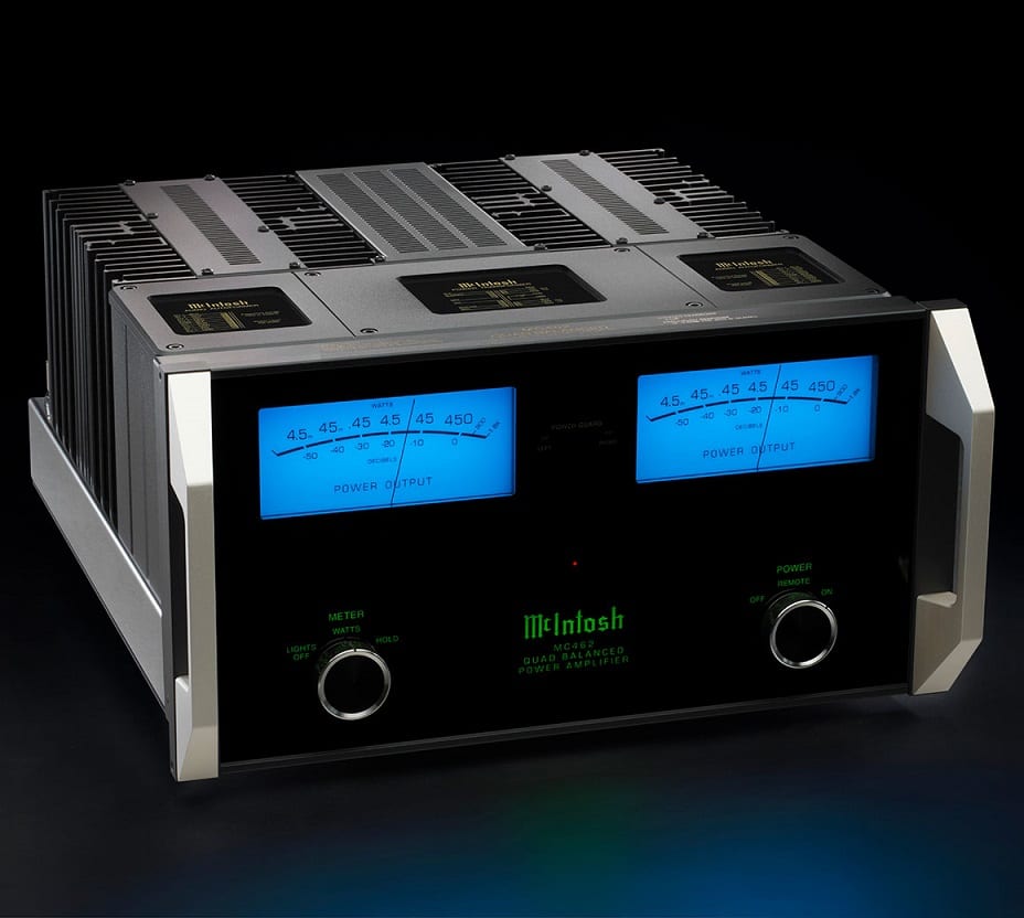 McIntosh MC462 Stereo Eindversterker met 450 Watt vermogen per kanaal