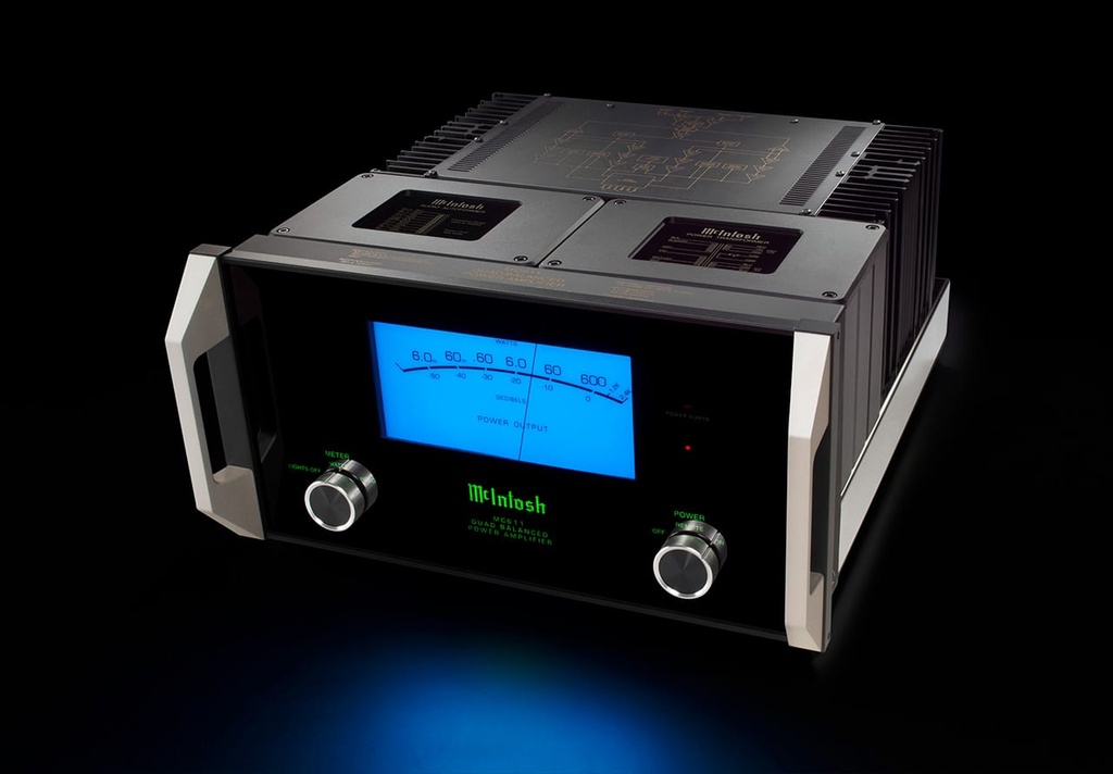 McIntosh MC611 Quad Balanced mono eindversterker met een vermogen van 600 Watt.