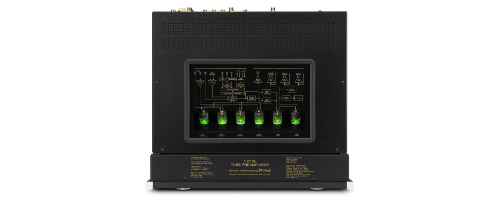 McIntosh C2700 Buizen Voorversterker met DA2 DAC module