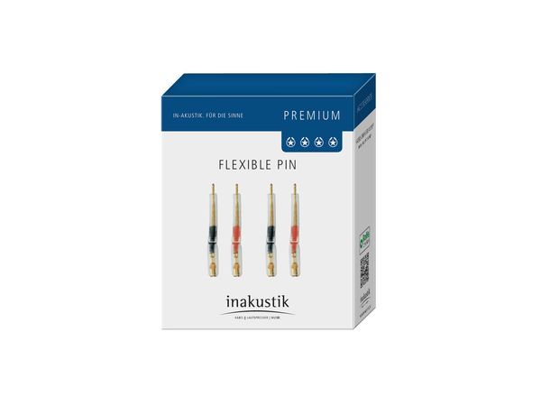 In-akustik Premium flex Ls.kabelafwerking 'PIN' - 1,5-4mm² - (4 stuks)