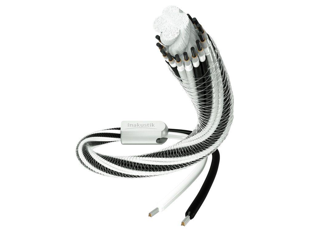 In-akustik Reference Confectie LS-1603 Zilver luidspreker kabel