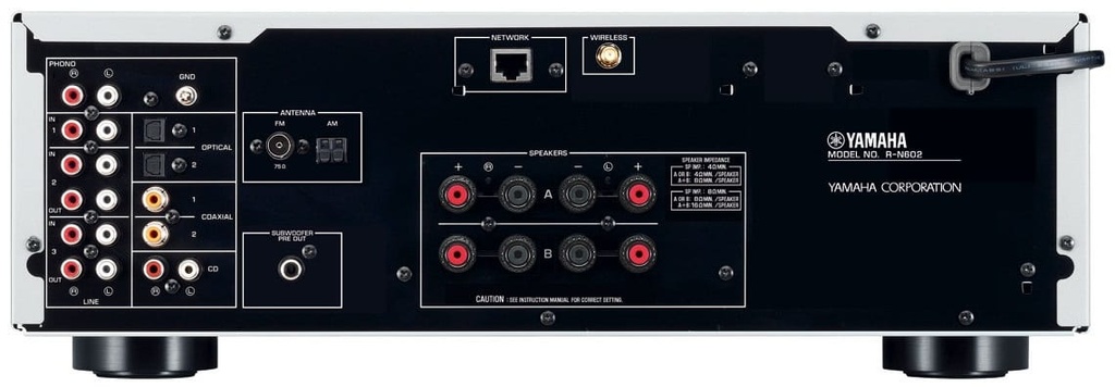 Yamaha R-N602 DAC, streamer en receiver