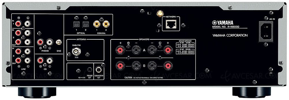 Yamaha R-N803D DAC, streamer en receiver