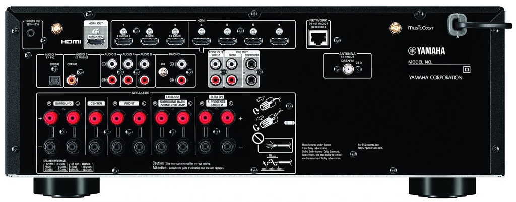 Yamaha RX-V6A AV Receiver