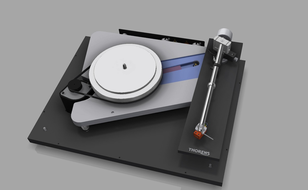 Thorens TD1601 Platenspeler half-automaat