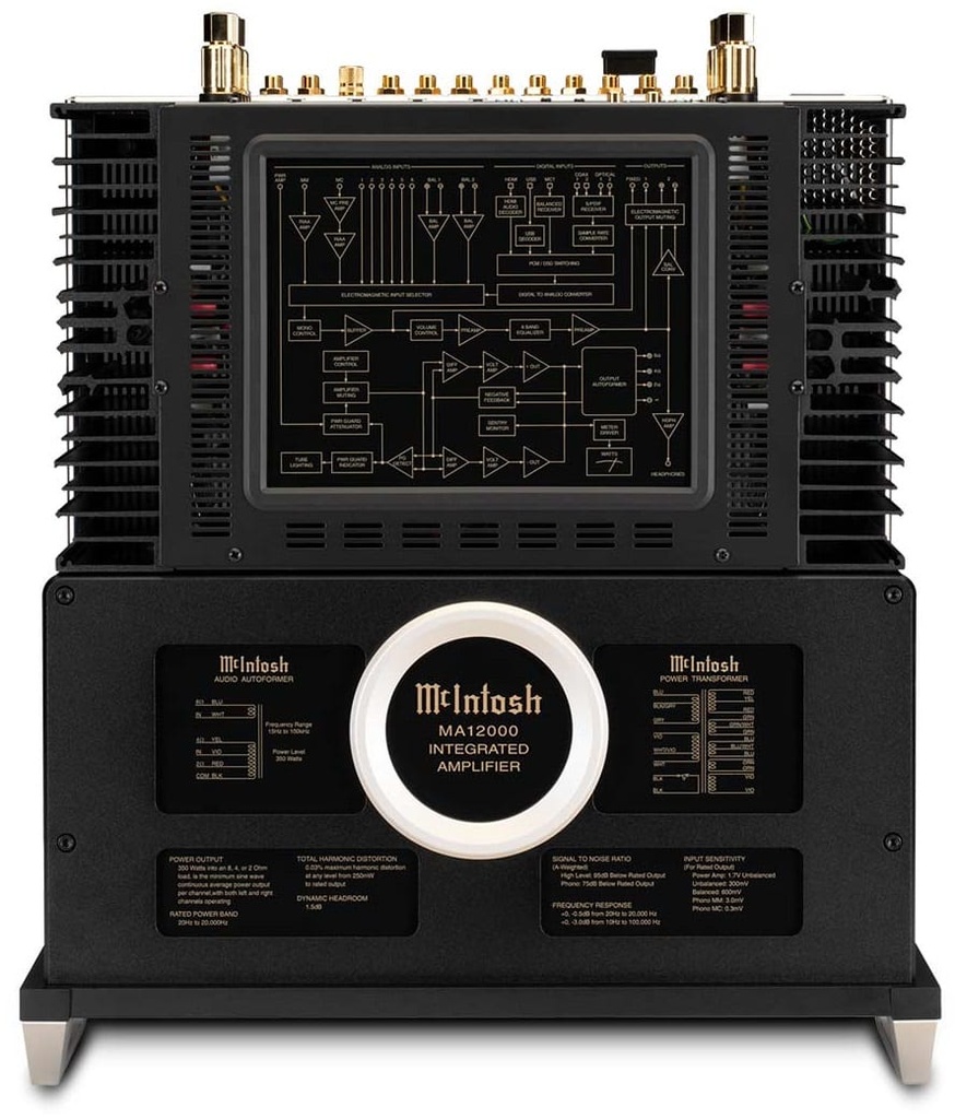 McIntosh MA12000 2x 350 Watt Hybride geïntegreerde versterker