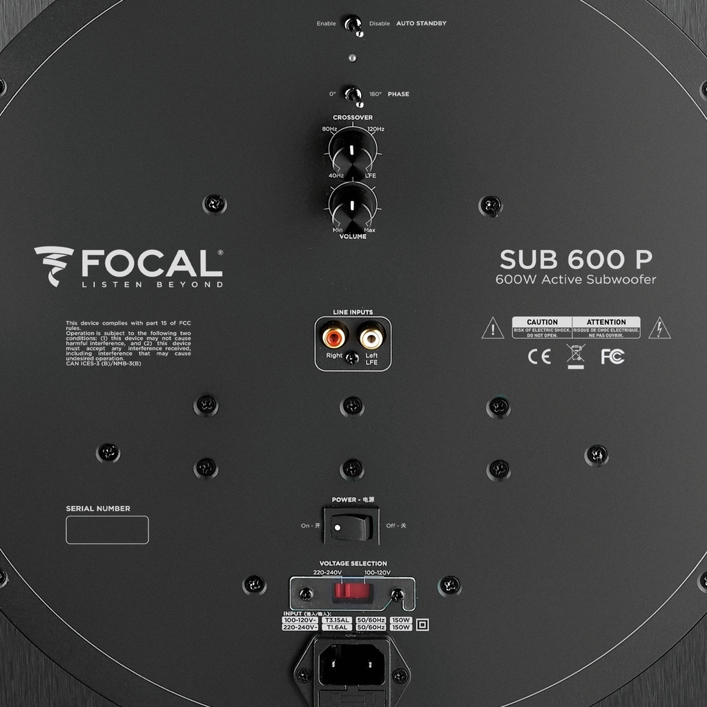 Focal Sub 600P subwoofer