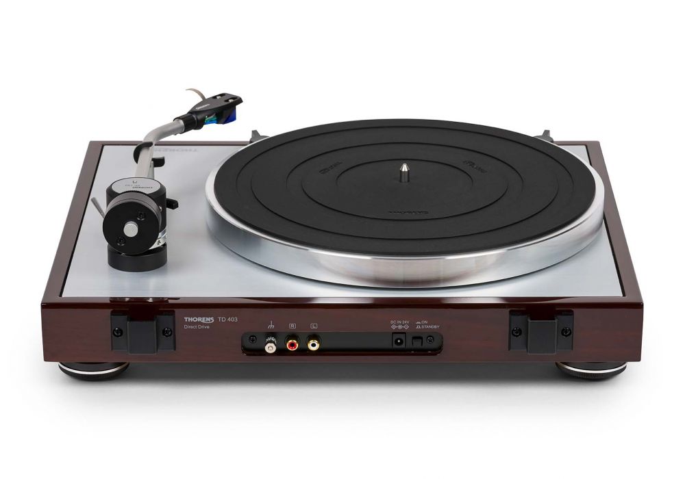 Thorens TD 403 DD DirectDrive TP150 Toonarm/Ortofon 2M Blue (MM) Platenspeler