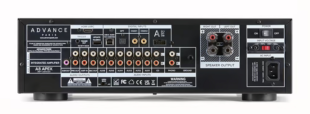 Advance Paris A8 APEX Hybride DAC - Geïntegreerde versterker