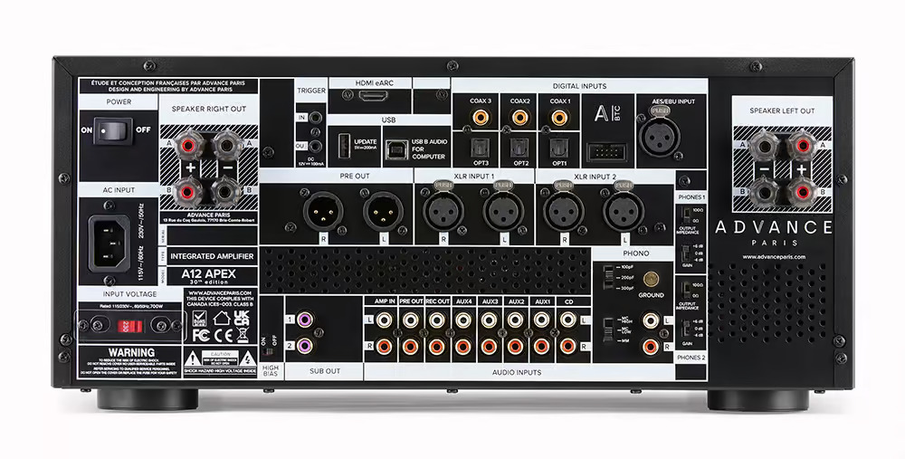 Advance Paris A12 APEX Hybride DAC - Geïntegreerde versterker