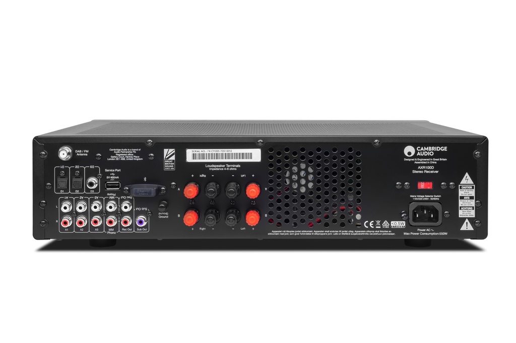 Cambridge Audio AXR100D - 100W Stereo Receiver met DAB+ 3