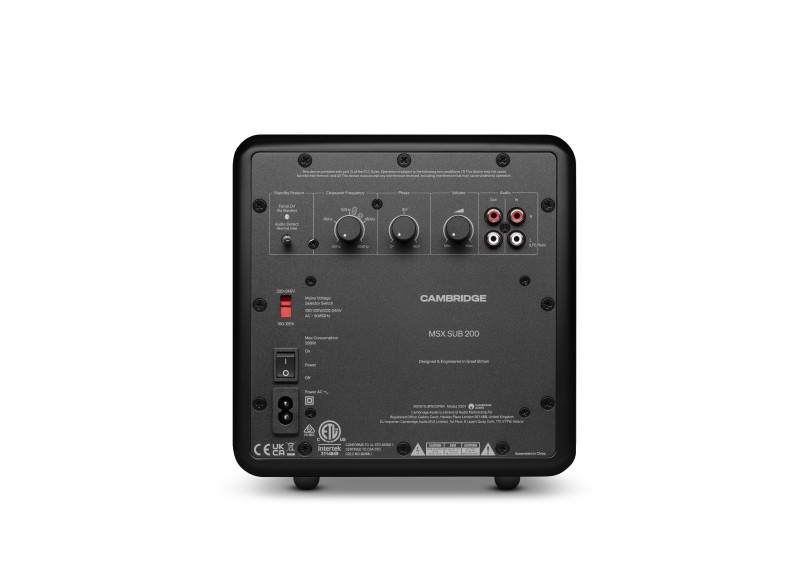Cambridge Audio MSX Sub 200 - Subwoofer black 3
