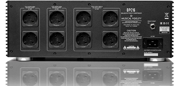 Musical Fidelity BPC 16 gebalanceerde netconditioner