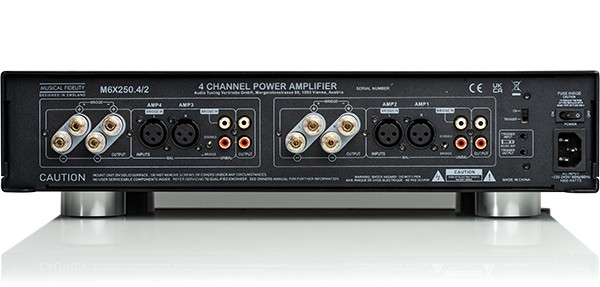 Musical Fidelity M6x 250.4/2 multikanaal eindversterker