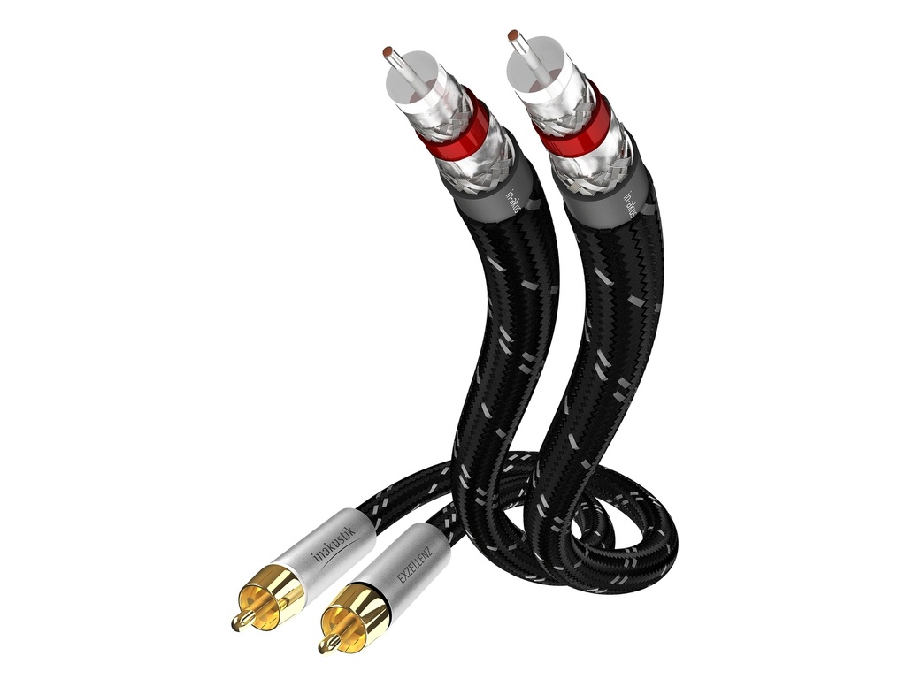 In-akustik Excellence - 2x RCA &lt;&gt; 2x RCA - Stereo audiokabel