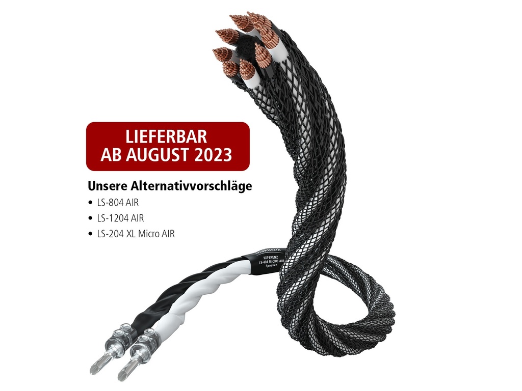 In-akustik Reference Confectie LS-404 MICRO AIR luidspreker kabel