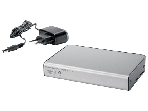 In-akustik Premium HDMI splitter 1<2 - UHD 10.2 Gbps /up&down scaler