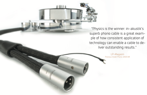 In-akustik Reference PHONO 2405 AIR SME recht > 2x XLRm +aarde phono kabel