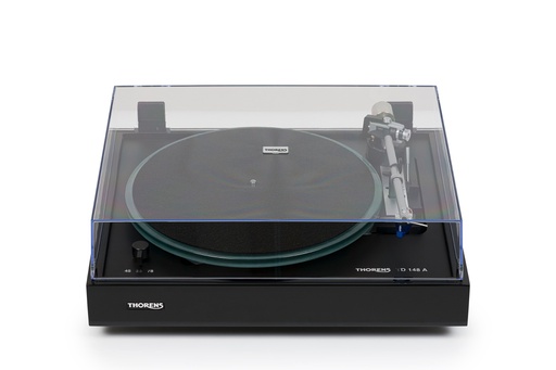 Thorens TD 148 A met Glas plateau/Ortofon 2M Blue element automatische platenspeler