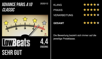 Testconclusie A10 Classic Lowbeats (DE)