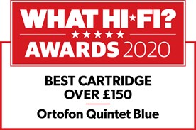 What Hi-Fi? Awards 2020 winnaar in de categorie "Beste cartridge van meer dan £ 150"