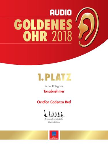 GOLDENES OHR AWARD 2018