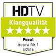 Award beste geluidskwaliteit HDTV