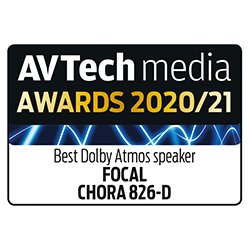 Award beste Dolby Atmos Speaker door AV Tech Media