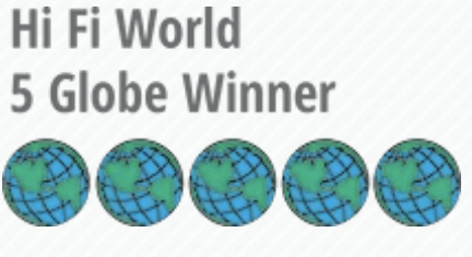 Winnaar 5 Globes HiFi World